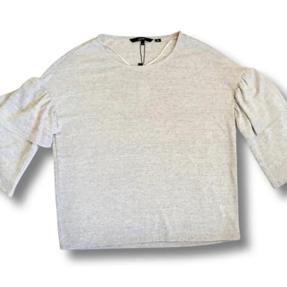 NWT Vero Moda Ruffle Frill Sleeve Top - Picture 3 of 6